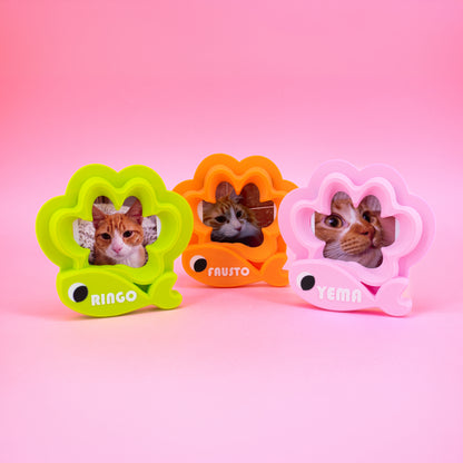 Marco Personalizado Huellita Gatito