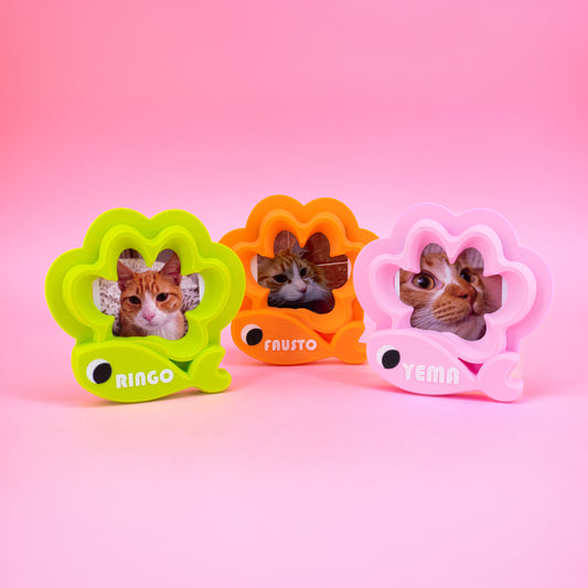 Marco Personalizado Huellita Gatito